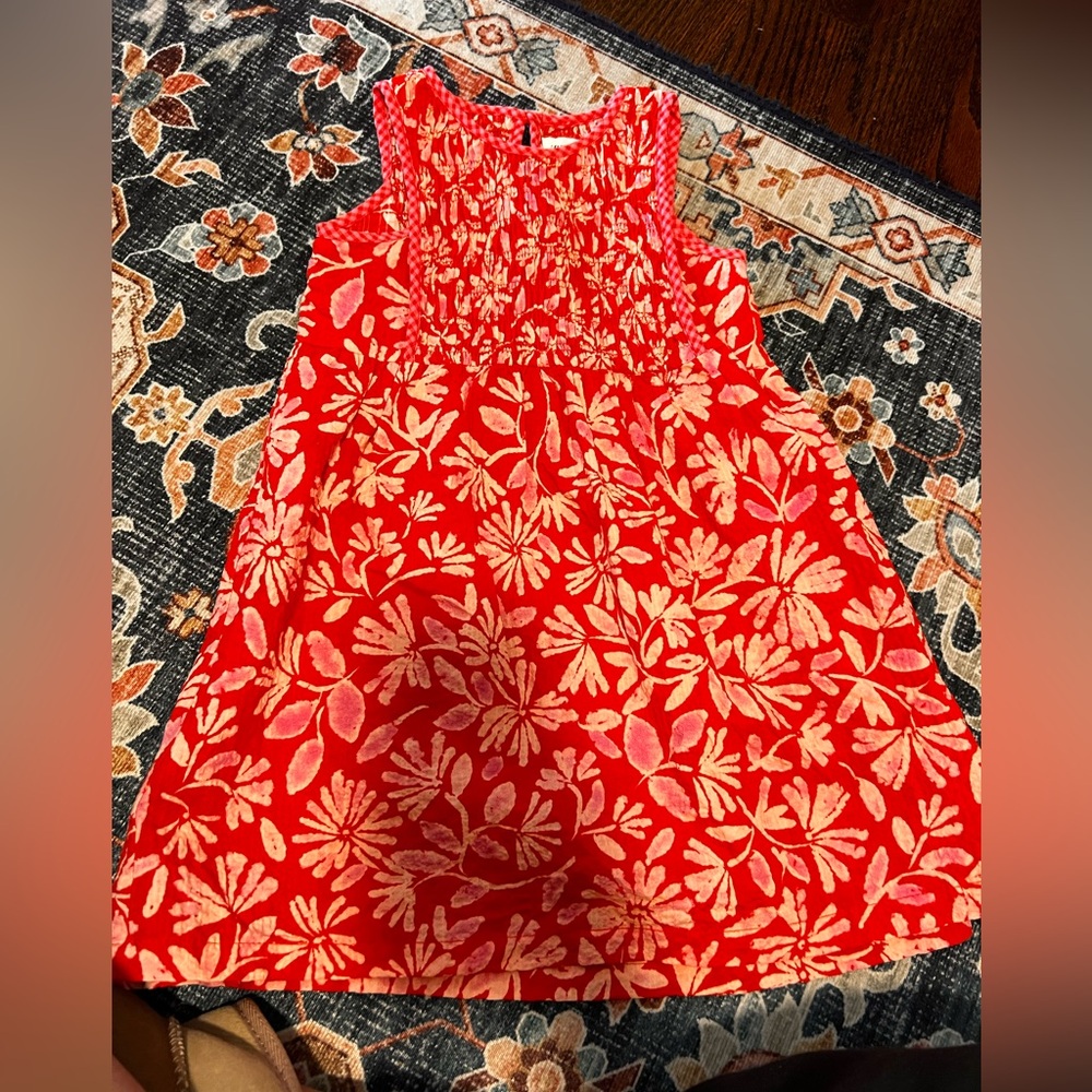 Zara Floral Smocked Dress 5/6